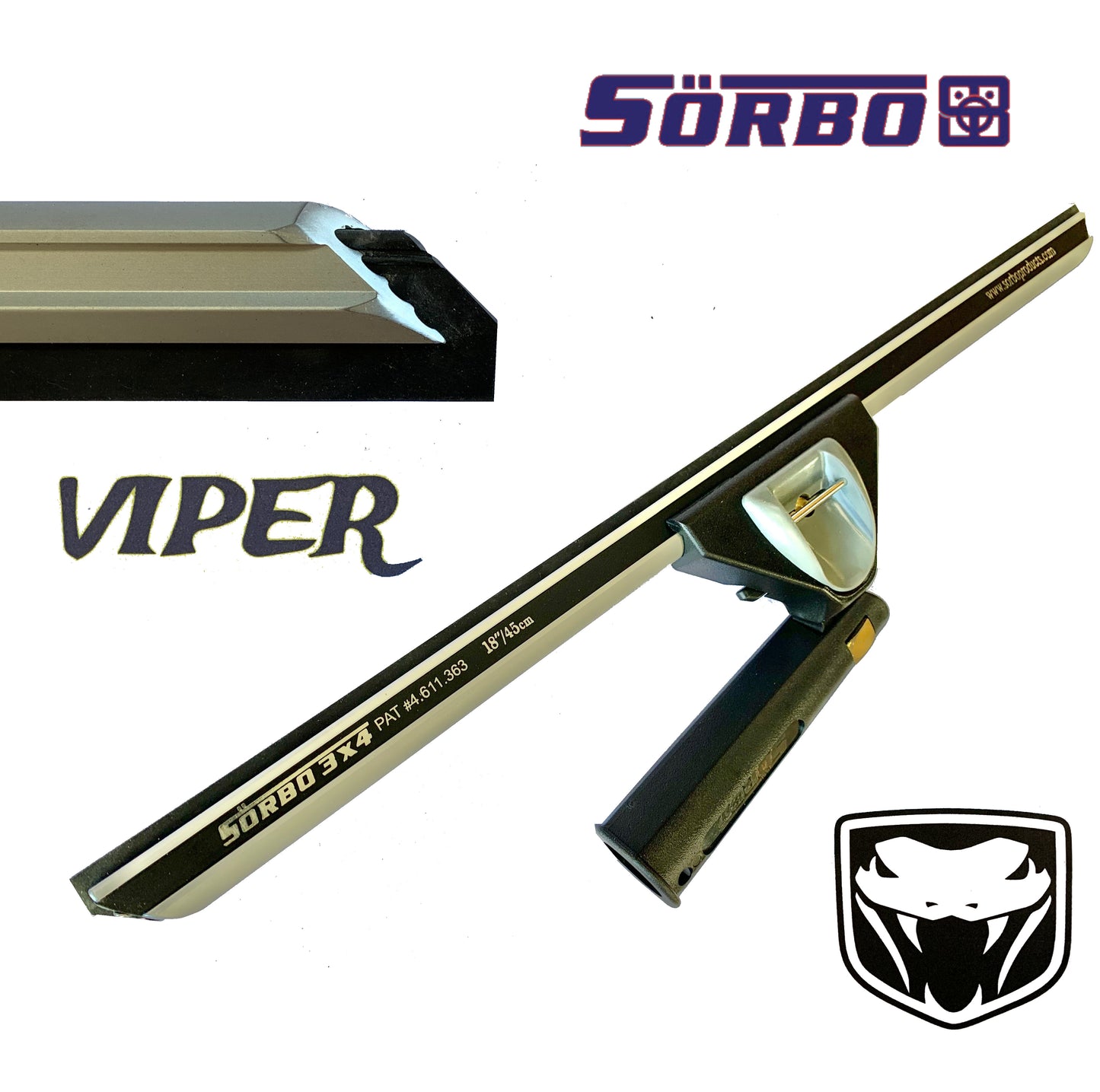 SÖRBO fönsterskrapa Viper Proffs