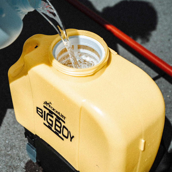 22 liter motor vatten behållar tank ryggsäck pump och batteri