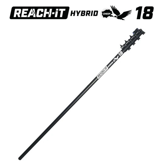 REACH-IT HYBRID teleskopstång med valfritt kit för rengöring av fönster