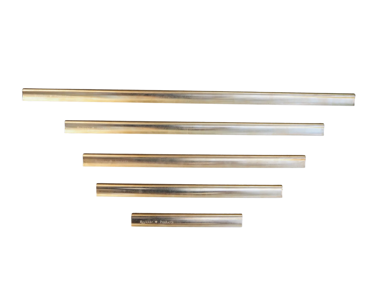 Maykker Pro-Brass fönsterputsskena mässing