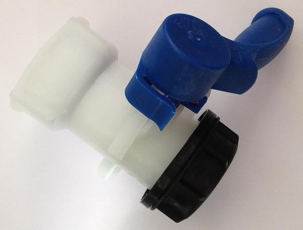 Kran för palltank med kapsel