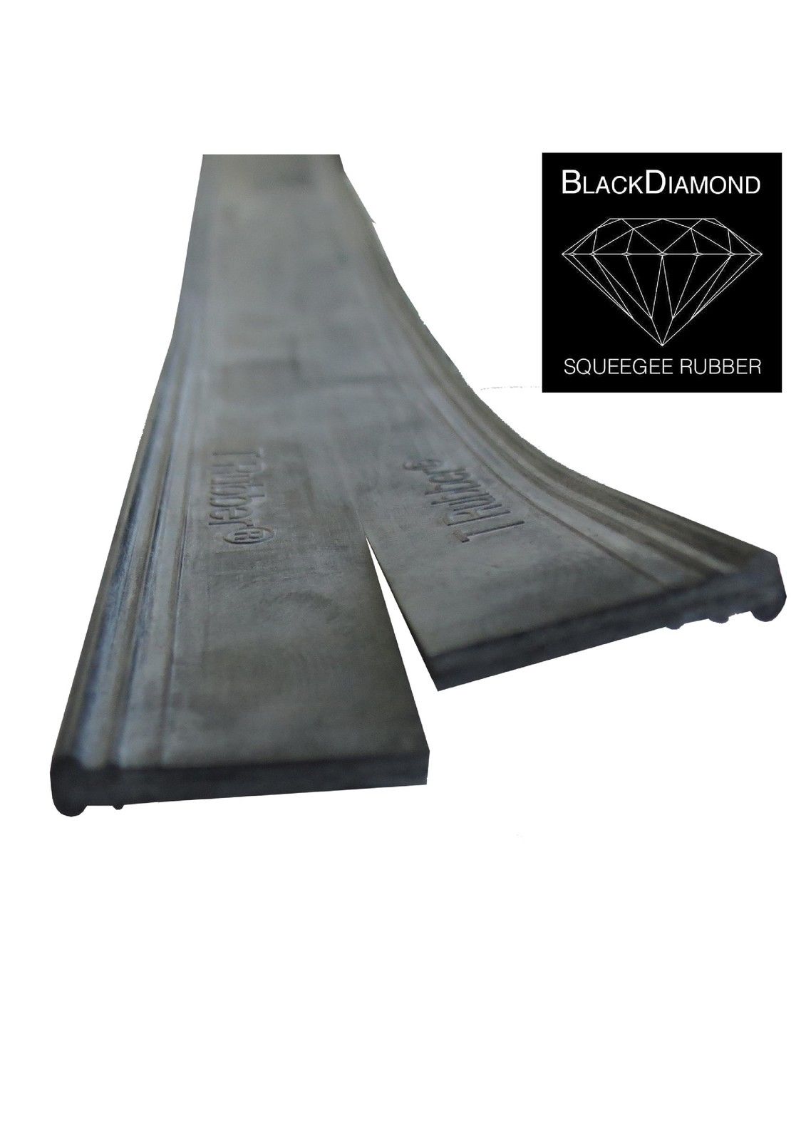BlackDiamond Gummiblad till Sörbo fonsterskrapa - Fönsterputsgummi Flat topp