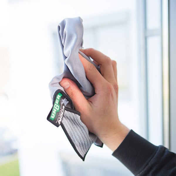 Unger Ninja Ergotec MicroWipe Glasduk microfiberduk professionell