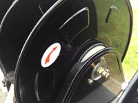 Powerup HD slangrulle med elmotor och 100 m. vattenslang