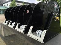 Powerup HD slangrulle med elmotor och 100 m. vattenslang