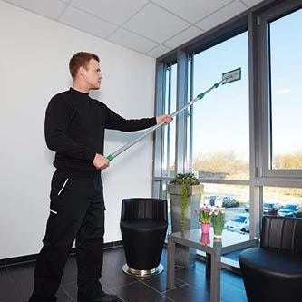 Unger fönsterputsning till Inomhus - kompletkit med skaft
