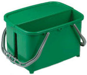 Fönsterputshink dubbelt rum Fönsterputshink 25 liter blå Fönsterputshink hink fönsterputsning Fönsterputsredskap