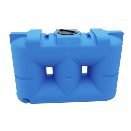 2000 liters transporttank, dricksvattentank med sektionsindelning.