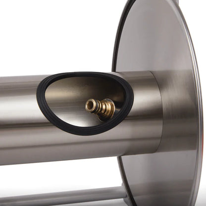 RADIAL kompakt slangupprullare i rostfritt stål