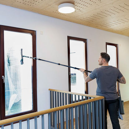 Ninja 6-i-1 fönsterputsningsset med teleskopskaft i kolfiber