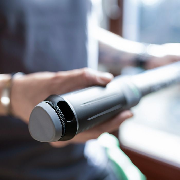 Ninja lättvikt teleskopstång i kolfiber.