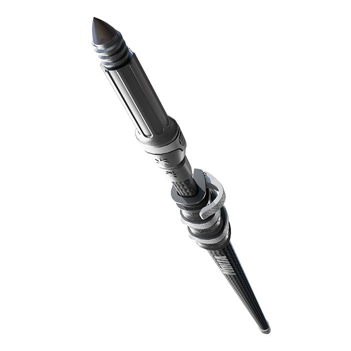 Ninja lättvikt teleskopstång i kolfiber.